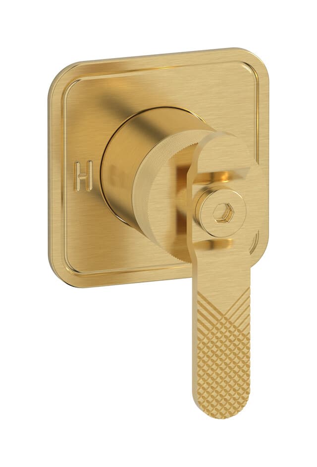 IB Rubinetterie Bold – Μπαταρία Νιπτήρα Τοίχου – Brushed Gold (B2300OS)