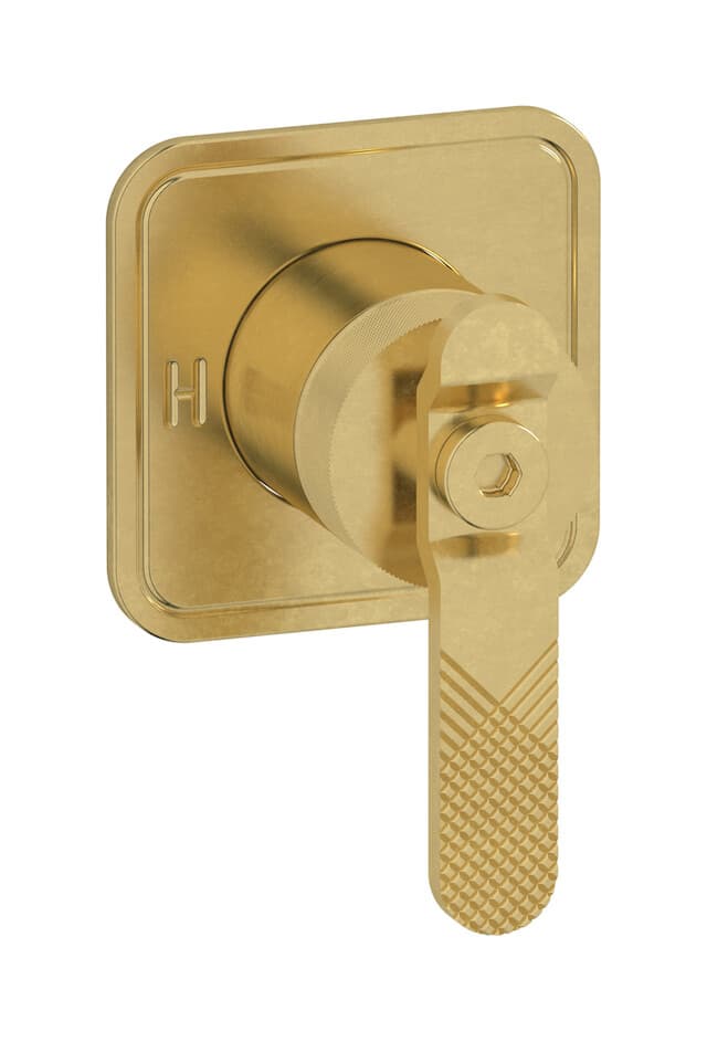 IB Rubinetterie Bold – Μπαταρία Νιπτήρα Τοίχου – Natural Brass (B2300ON)
