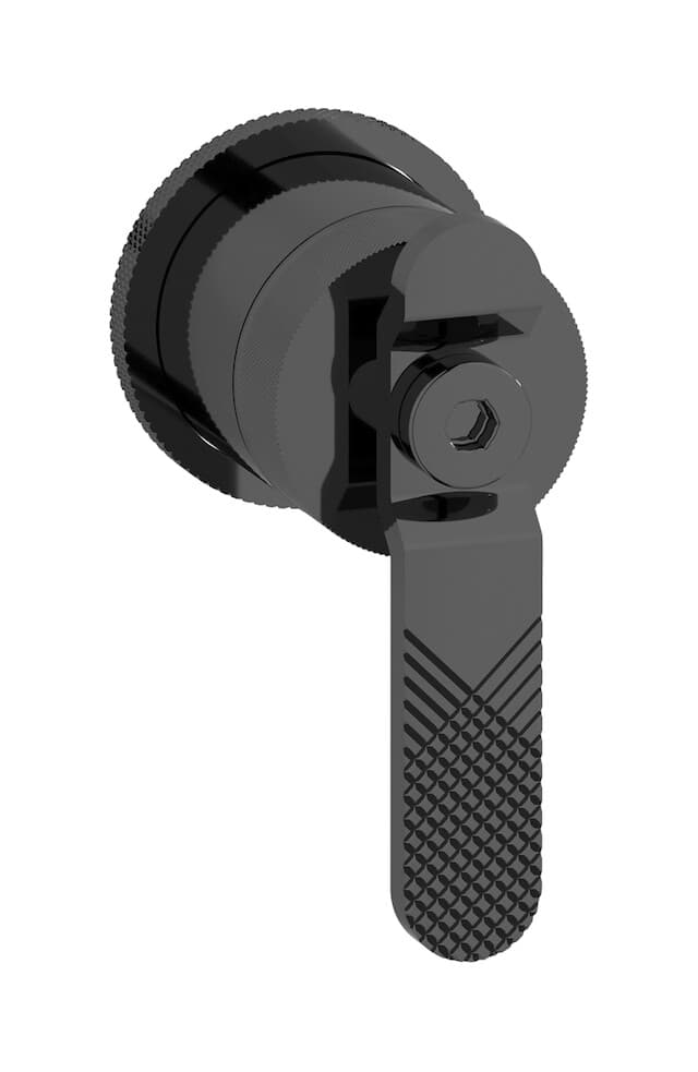 IB Rubinetterie Bold – Μπαταρία Νιπτήρα Τοίχου – Black Chrome (B2305CF)