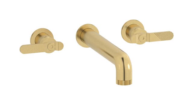 IB Rubinetterie Bold – Μπαταρία Νιπτήρα Τοίχου – Brushed Gold (B2306OS)
