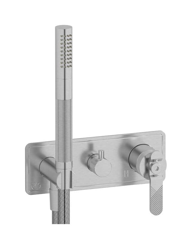 IB Rubinetterie Bold – Εξωτερικά Μέρη Εντοιχισμού Ντους – Brushed Nickel (B2313SS)