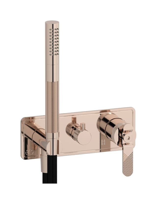 IB Rubinetterie Bold – Μπαταρία Νιπτήρα Τοίχου – Rose Gold (B2313RS)