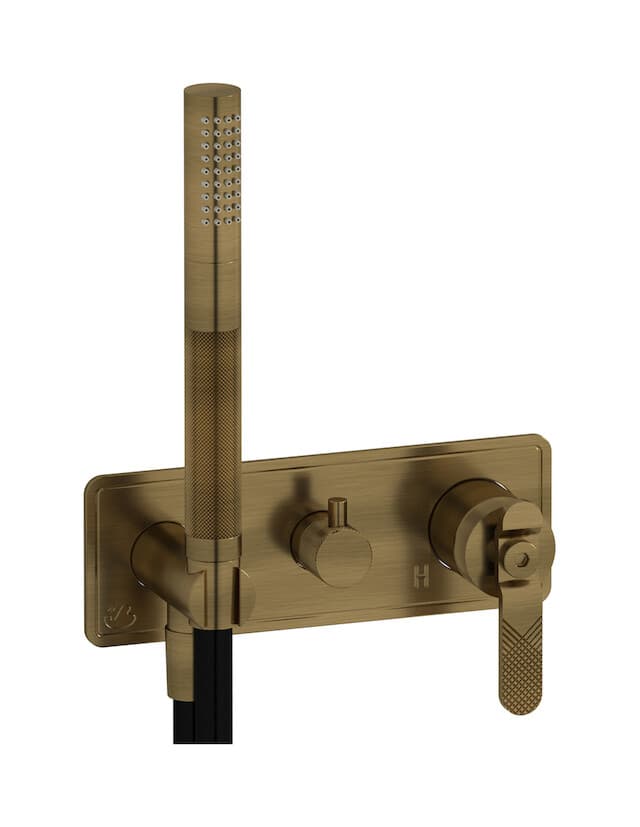 IB Rubinetterie Bold – Μίκτης Ντους Εντοιχισμένος – Modern Bronze (B2314MB)