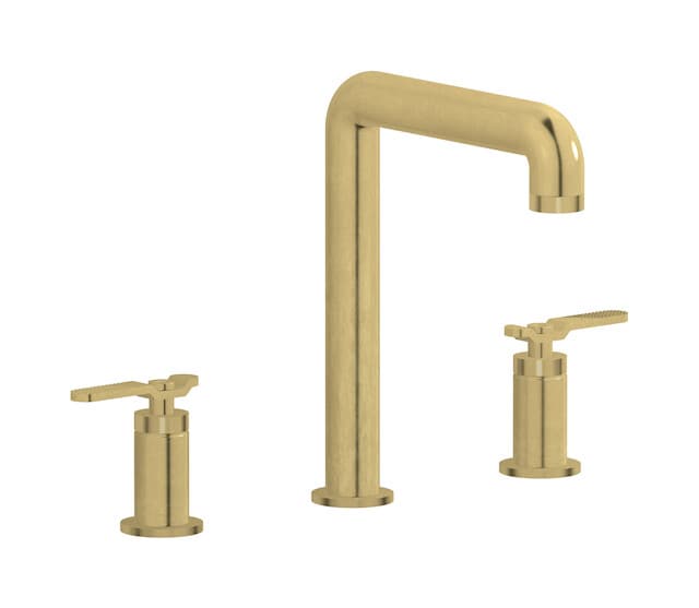IB Rubinetterie Bold – Μπαταρία Νιπτήρα Ψηλή – Natural Brass (B2390ON)