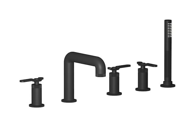 IB Rubinetterie Bold – Μπαταρία Μπανιέρας Πάγκου – Matt Black (B2396NP)