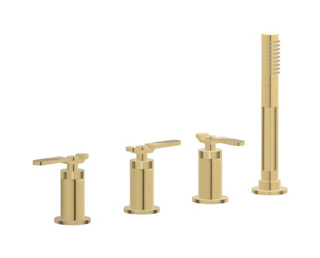 IB Rubinetterie Bold – Μπαταρία Λουτρού – Brushed Gold (B2397OS)