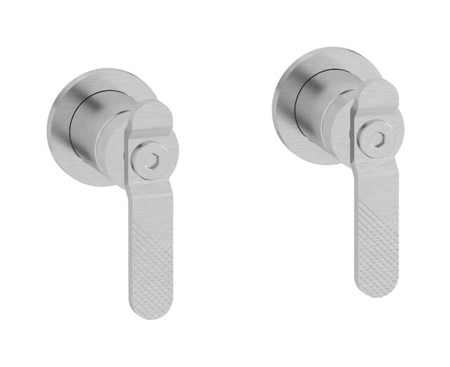 IB Rubinetterie Bold – Μπαταρία Νιπτήρα Τοίχου – Brushed Nickel (B2400SS)