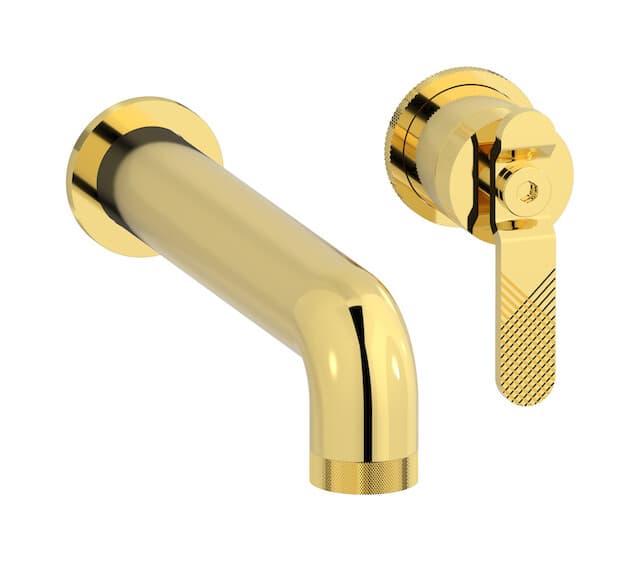IB Rubinetterie Bold – Μπαταρία Νιπτήρα Τοίχου – Gold (B2406OO)