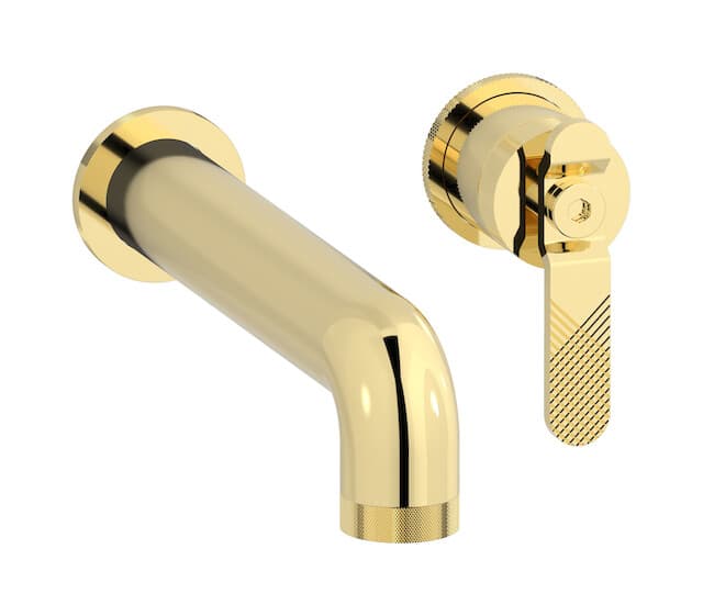 IB Rubinetterie Bold – Μπαταρία Νιπτήρα Τοίχου – Pale Gold (B2406II)