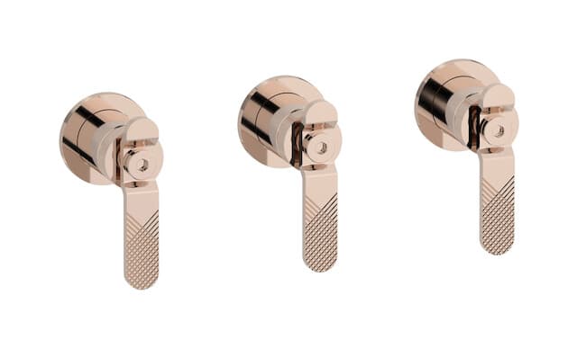 IB Rubinetterie Bold – Μπαταρία Νιπτήρα Τοίχου – Rose Gold (B2410RS)