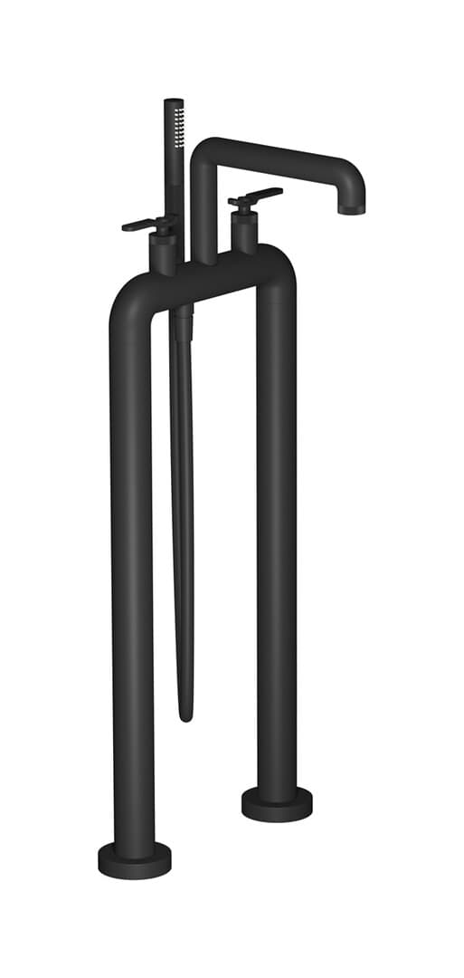 IB Rubinetterie Bold – Μπαταρία Μπανιέρας Δαπέδου – Matt Black (B2700NP)