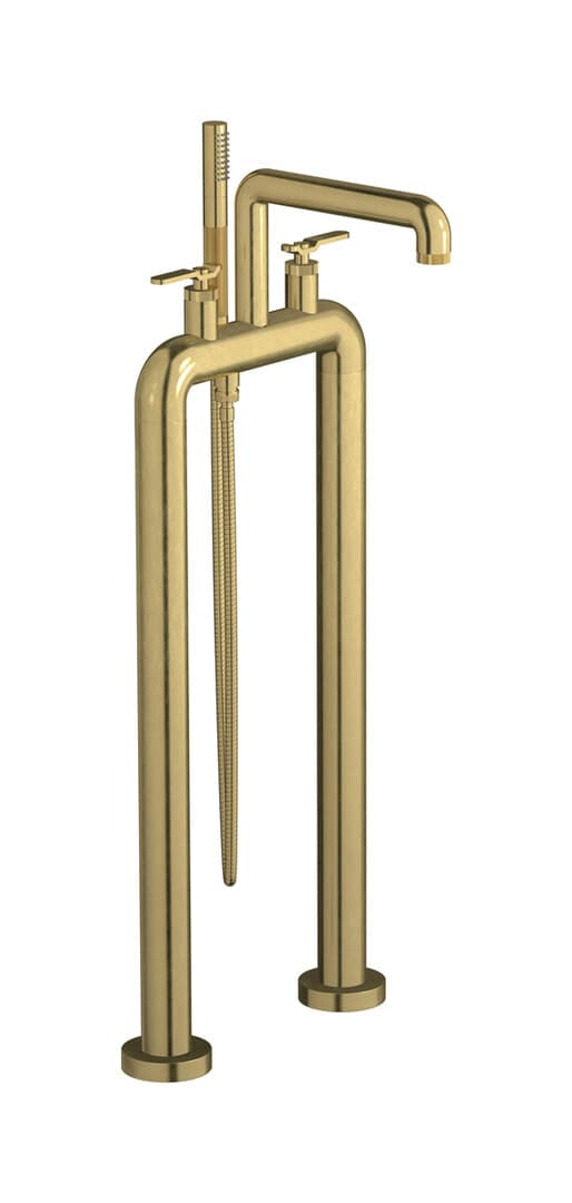 IB Rubinetterie Bold – Μπαταρία Λουτρού Δαπέδου – Natural Brass (B2700ON)