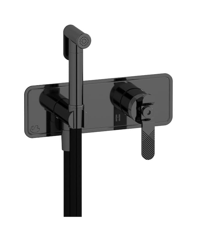 IB Rubinetterie Bold – Μπαταρία Μπιντέ – Black Chrome (B2706CF)
