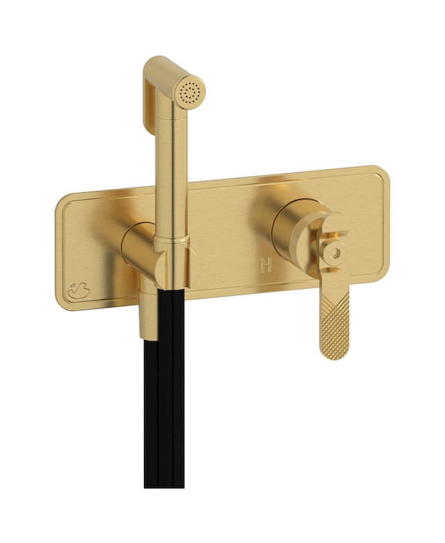 IB Rubinetterie Bold – Μπαταρία Μπιντέ – Brushed Gold (B2706OS)