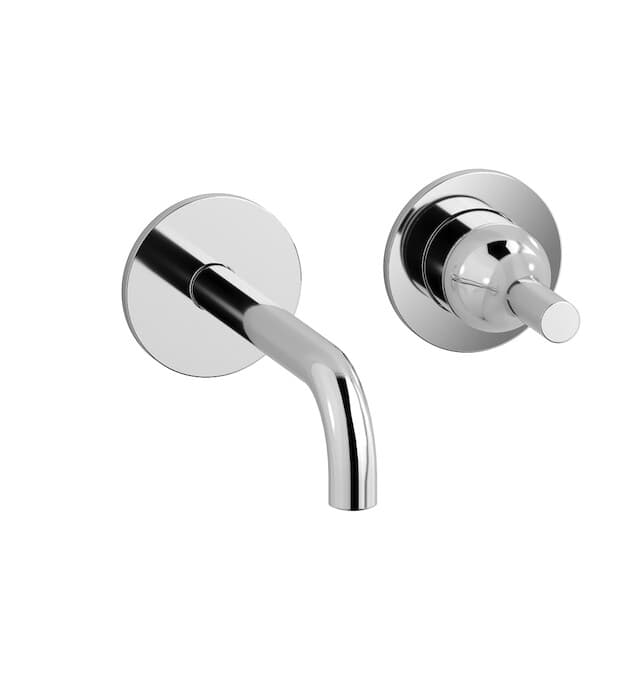 IB Rubinetterie Batlò – Μπαταρία Νιπτήρα Τοίχου – Chrome (BI406CC)