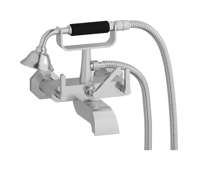 IB Rubinetterie Belmondo – Μπαταρία Μπανιέρας Τοίχου – Brushed Nickel (BL250SS)