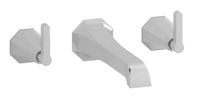 IB Rubinetterie Belmondo – Μπαταρία Νιπτήρα Τοίχου – Brushed Nickel (BL306SS)