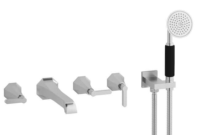 IB Rubinetterie Belmondo – Μπαταρία Μπανιέρας Τοίχου – Brushed Nickel (BL398SS)