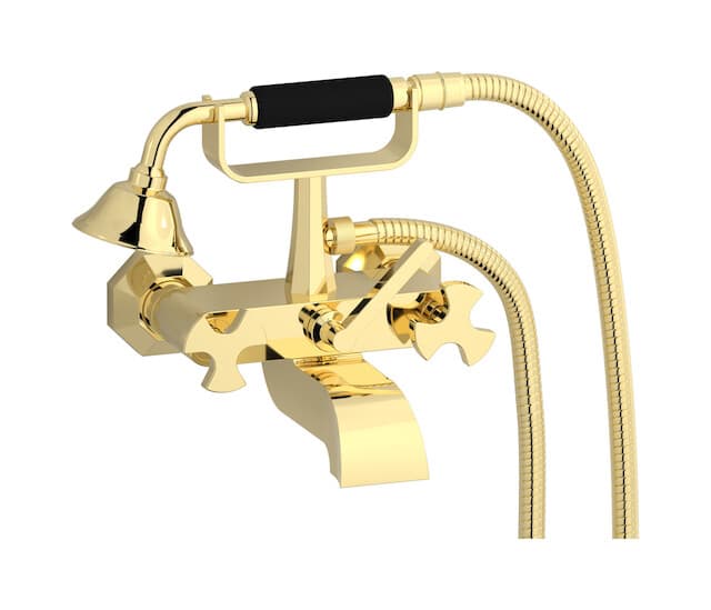 IB Rubinetterie Belmondo – Μπαταρία Μπανιέρας Τοίχου – Pale Gold (BT250II)