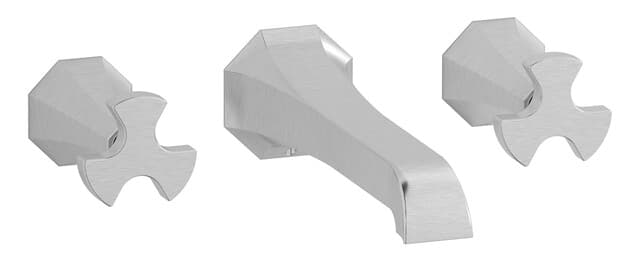 IB Rubinetterie Belmondo – Μπαταρία Νιπτήρα Τοίχου – Brushed Nickel (BT306SS)