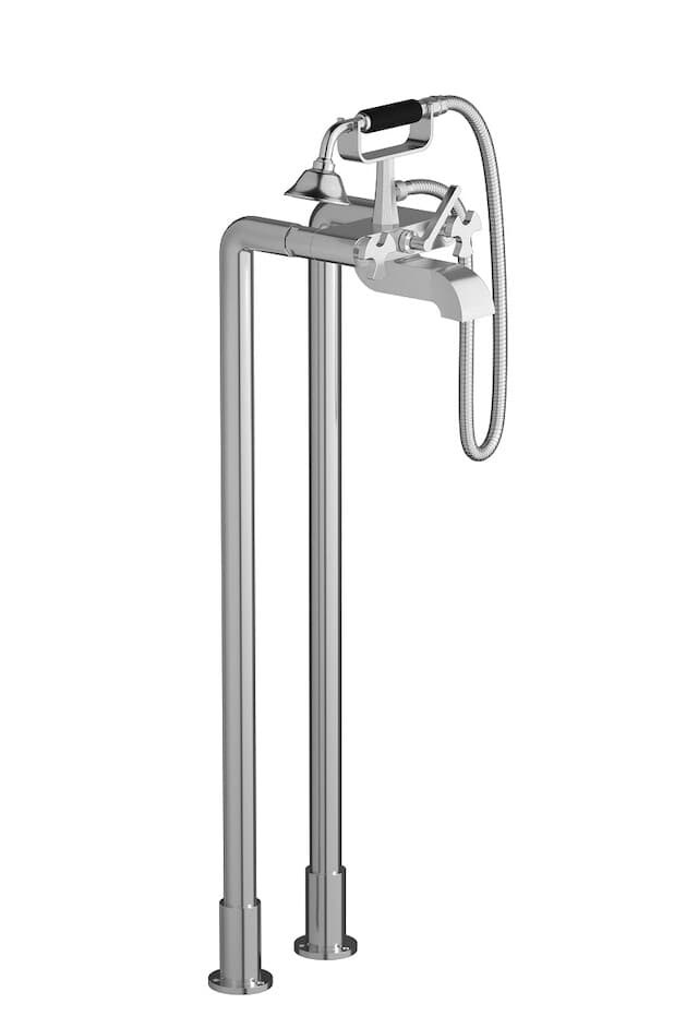 IB Rubinetterie Belmondo – Μπαταρία Λουτρού Δαπέδου – Brushed Nickel (BT700SS)