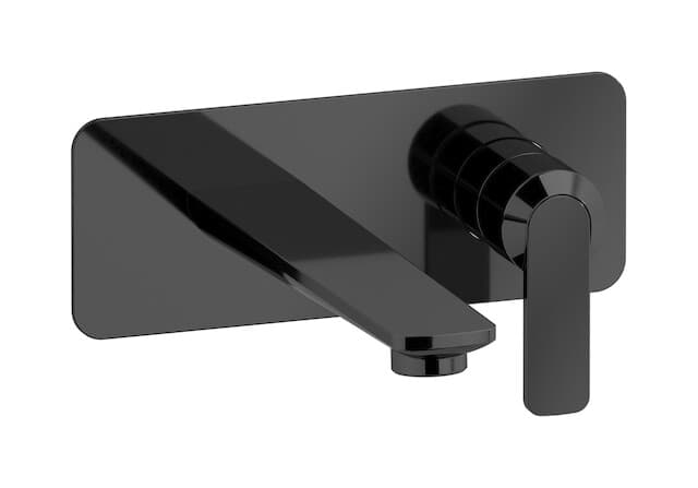 IB Rubinetterie C-67 – Μπαταρία Νιπτήρα Τοίχου – Black Chrome (C6206CF)