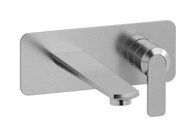 IB Rubinetterie C-67 – Μπαταρία Νιπτήρα Τοίχου – Brushed Nickel (C6206SS)