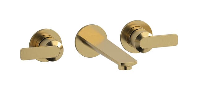 IB Rubinetterie C-67 – Μπαταρία Νιπτήρα Τοίχου – Brushed Gold (C6306OS)