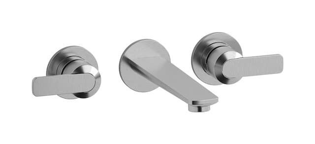 IB Rubinetterie C-67 – Μπαταρία Νιπτήρα Τοίχου – Brushed Nickel (C6306SS)