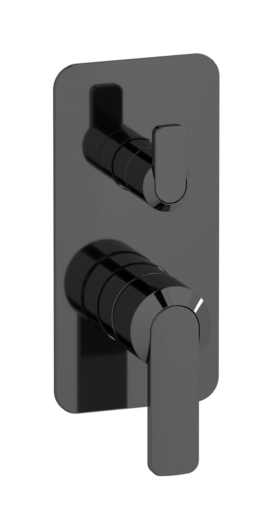 IB Rubinetterie C-67 – Μπαταρία Νιπτήρα Τοίχου – Black Chrome (C6310CF)