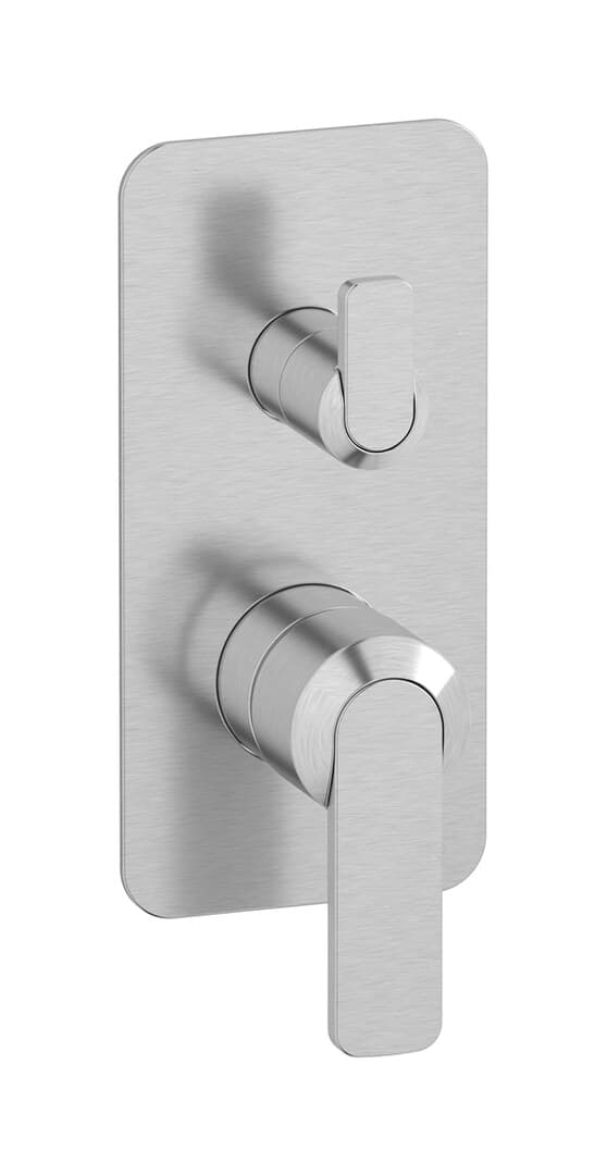 IB Rubinetterie C-67 – Μπαταρία Νιπτήρα Τοίχου – Brushed Nickel (C6312SS)