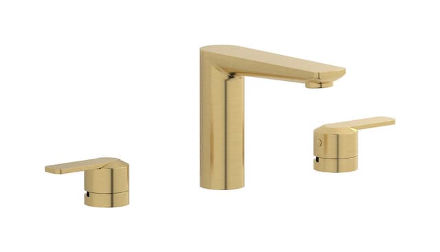 IB Rubinetterie C-67 – Μπαταρία Νιπτήρα – Brushed Gold (C6390OS)