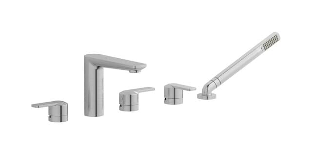 IB Rubinetterie C-67 – Μπαταρία Μπανιέρας Πάγκου – Brushed Nickel (C6396SS)