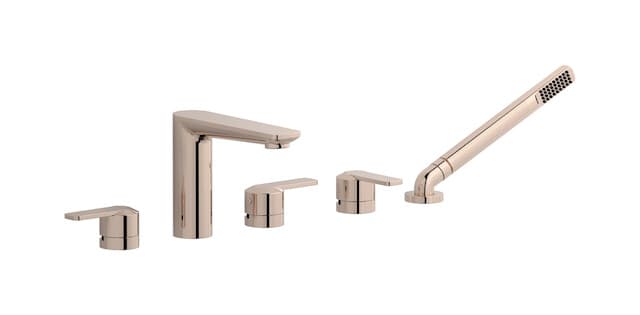 IB Rubinetterie C-67 – Μπαταρία Μπανιέρας Πάγκου – Rose Gold (C6396RS)