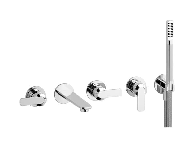 IB Rubinetterie C-67 – Μπαταρία Μπανιέρας Τοίχου – Chrome (C6398CC)