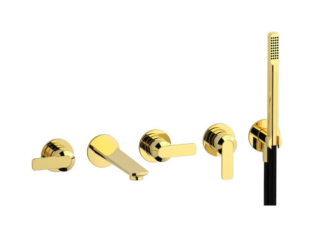 IB Rubinetterie C-67 – Μπαταρία Μπανιέρας Τοίχου – Gold (C6398OO)