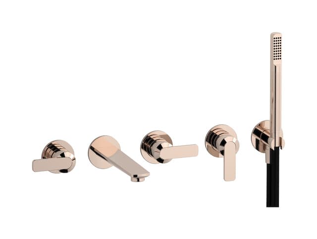 IB Rubinetterie C-67 – Μπαταρία Λουτρού Τοίχου – Rose Gold (C6398RS)