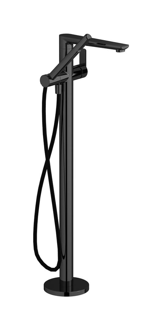 IB Rubinetterie C-67 – Μπαταρία Μπανιέρας Δαπέδου – Black Chrome (C6399CF)