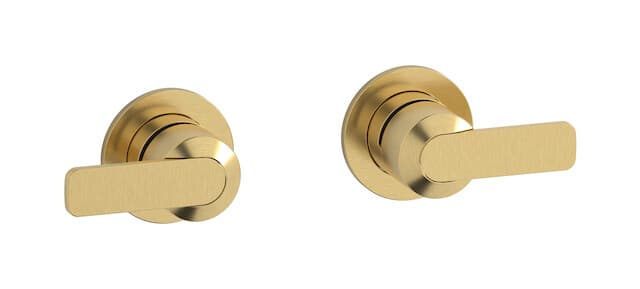 IB Rubinetterie C-67 – Μπαταρία Νιπτήρα Τοίχου – Brushed Gold (C6400OS)