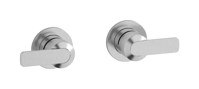 IB Rubinetterie C-67 – Μπαταρία Νιπτήρα Τοίχου – Brushed Nickel (C6400SS)