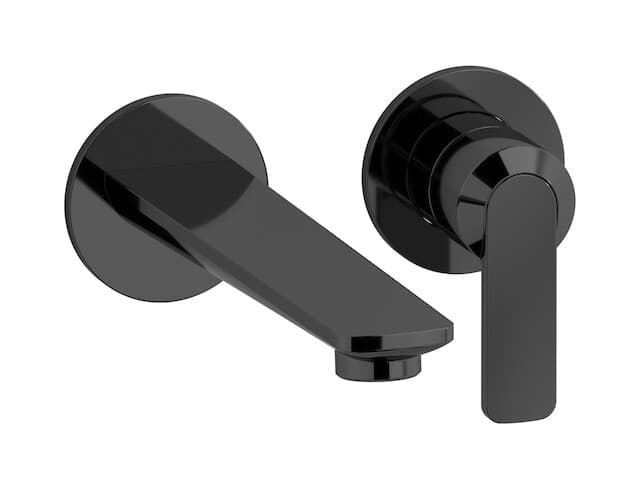 IB Rubinetterie C-67 – Μπαταρία Νιπτήρα Τοίχου – Black Chrome (C6406CF)