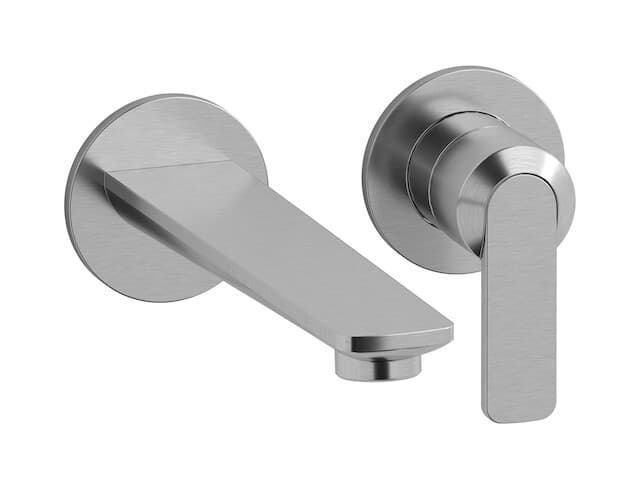 IB Rubinetterie C-67 – Μπαταρία Νιπτήρα Τοίχου – Brushed Nickel (C6406SS)