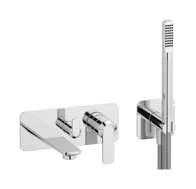 IB Rubinetterie C-67 – Μπαταρία Μπανιέρας Τοίχου – Chrome (C6498CC)