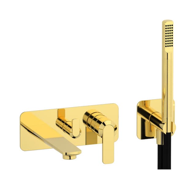 IB Rubinetterie C-67 – Μπαταρία Μπανιέρας Τοίχου – Gold (C6498OO)
