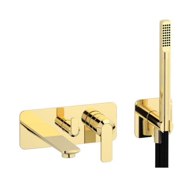 IB Rubinetterie C-67 – Μπαταρία Μπανιέρας Τοίχου – Pale Gold (C6498II)