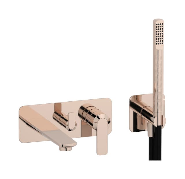 IB Rubinetterie C-67 – Μπαταρία Μπανιέρας Τοίχου – Rose Gold (C6498RS)