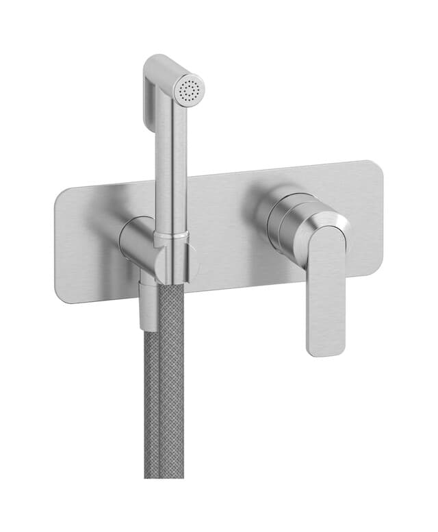 IB Rubinetterie C-67 – Μπαταρία Μπιντέ – Brushed Nickel (C6706SS)