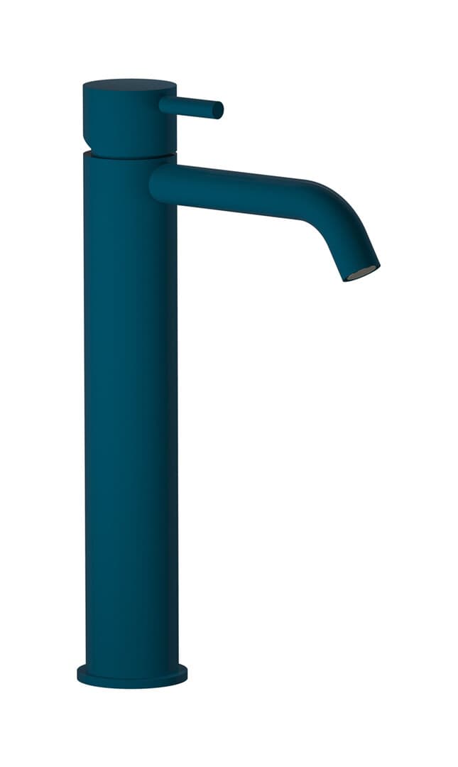 IB Rubinetterie Colore – Μπαταρία Νιπτήρα Ψηλή – Blue Garda (CO202BL)