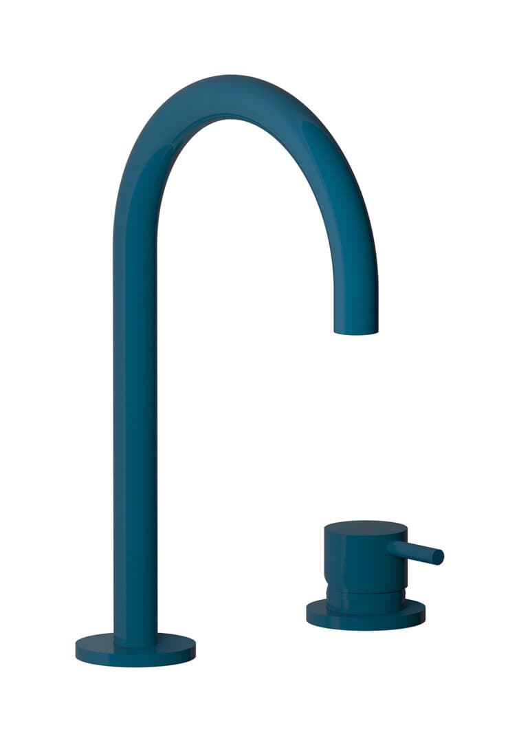 IB Rubinetterie Colore – Μπαταρία Νιπτήρα Τοίχου – Blue Garda (CO394BL)