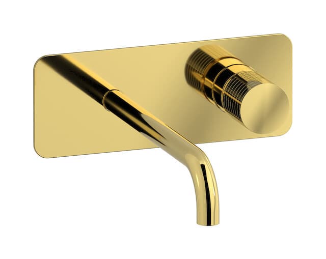IB Rubinetterie Gatsby – Μπαταρία Νιπτήρα Τοίχου – Gold (GA207OO)